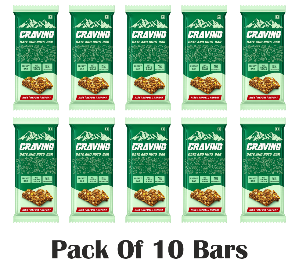 20g Dates & Nuts pack of 10 bar