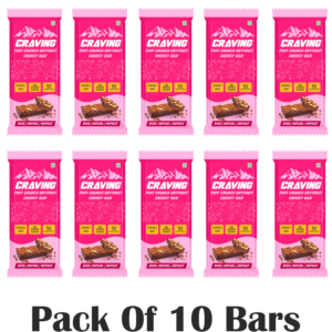 30g puff crunch energy bars pack of 10